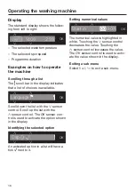 Preview for 16 page of Miele WSG 663 Series Operating Instructions Manual