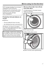 Preview for 17 page of Miele WSG 663 Series Operating Instructions Manual