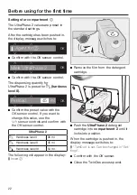 Preview for 22 page of Miele WSG 663 Series Operating Instructions Manual