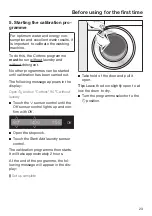 Preview for 23 page of Miele WSG 663 Series Operating Instructions Manual