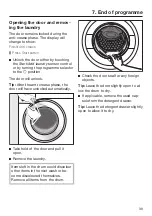 Preview for 39 page of Miele WSG 663 Series Operating Instructions Manual