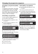 Preview for 54 page of Miele WSG 663 Series Operating Instructions Manual