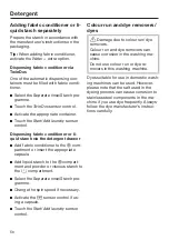 Preview for 56 page of Miele WSG 663 Series Operating Instructions Manual