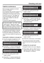 Preview for 61 page of Miele WSG 663 Series Operating Instructions Manual