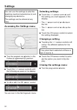 Preview for 92 page of Miele WSG 663 Series Operating Instructions Manual