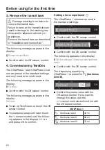 Preview for 20 page of Miele WSI 863 Operating Instructions Manual