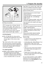 Preview for 25 page of Miele WSI 863 Operating Instructions Manual