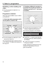 Preview for 26 page of Miele WSI 863 Operating Instructions Manual