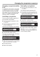 Preview for 57 page of Miele WSI 863 Operating Instructions Manual