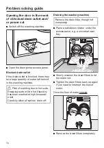 Preview for 76 page of Miele WSI 863 Operating Instructions Manual