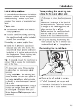 Preview for 81 page of Miele WSI 863 Operating Instructions Manual