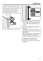 Preview for 83 page of Miele WSI 863 Operating Instructions Manual