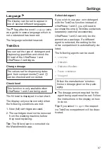 Preview for 97 page of Miele WSI 863 Operating Instructions Manual