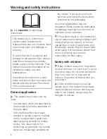 Preview for 6 page of Miele WT 2670 WPM Operating Instructions Manual