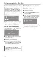 Preview for 14 page of Miele WT 2670 WPM Operating Instructions Manual