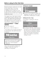 Preview for 12 page of Miele WT 2670 Operating Instructions Manual