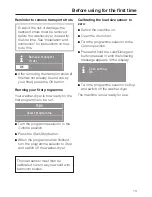 Preview for 13 page of Miele WT 2670 Operating Instructions Manual