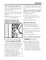 Предварительный просмотр 31 страницы Miele WT 2670 Operating Instructions Manual