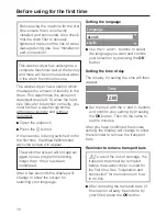 Preview for 16 page of Miele WT 2780 WPM Operating Instructions Manual