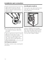 Preview for 70 page of Miele WT 2780 WPM Operating Instructions Manual