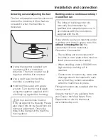 Preview for 71 page of Miele WT 2780 WPM Operating Instructions Manual