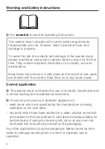 Предварительный просмотр 6 страницы Miele WT 2798 i WPM Operating Instructions Manual