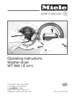 Preview for 1 page of Miele WT 946 i S WPS Operating Instructions Manual