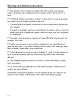 Preview for 10 page of Miele WTF 130 WPM Operating Instructions Manual