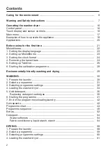 Preview for 2 page of Miele WTR 860 WPM Operating Instructions Manual