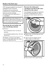 Preview for 22 page of Miele WTW 870 WPM Operating Instructions Manual