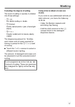 Preview for 37 page of Miele WTW 870 WPM Operating Instructions Manual