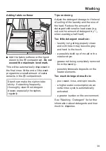 Preview for 39 page of Miele WTW 870 WPM Operating Instructions Manual