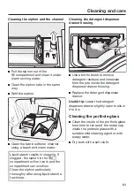 Preview for 83 page of Miele WTW 870 WPM Operating Instructions Manual