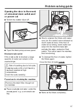 Preview for 97 page of Miele WTW 870 WPM Operating Instructions Manual