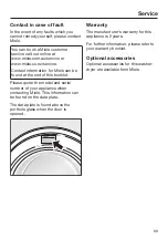 Preview for 99 page of Miele WTW 870 WPM Operating Instructions Manual