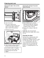 Предварительный просмотр 76 страницы Miele WTZH 730 WPM Operating Instructions Manual