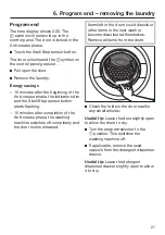 Предварительный просмотр 27 страницы Miele WWB 020 Operating Instructions Manual