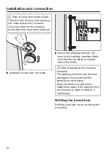 Предварительный просмотр 60 страницы Miele WWB 020 Operating Instructions Manual