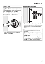 Предварительный просмотр 61 страницы Miele WWD 120 Operating Instructions Manual