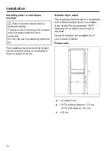 Предварительный просмотр 64 страницы Miele WWD 120 Operating Instructions Manual