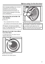 Preview for 15 page of Miele WWD 320 Operating Instructions Manual