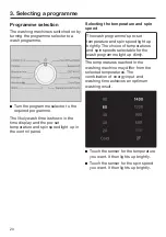 Preview for 20 page of Miele WWD 320 Operating Instructions Manual