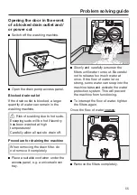 Preview for 55 page of Miele WWD 320 Operating Instructions Manual