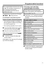 Preview for 71 page of Miele WWD 320 Operating Instructions Manual