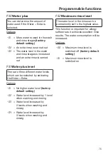 Preview for 75 page of Miele WWD 320 Operating Instructions Manual