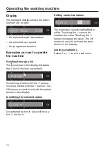 Preview for 16 page of Miele WWE760 Operating Instructions Manual