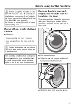 Preview for 17 page of Miele WWE760 Operating Instructions Manual