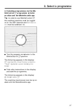 Preview for 27 page of Miele WWE760 Operating Instructions Manual