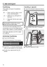 Preview for 36 page of Miele WWE760 Operating Instructions Manual