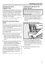 Preview for 59 page of Miele WWE760 Operating Instructions Manual